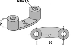 Bügelmutter - M16x1,5