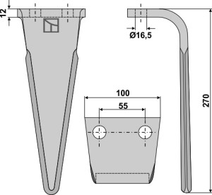 Kreiseleggenzinken 270mm