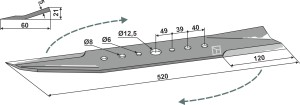 Maaimes 520mm
