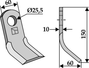 Y-mes 150x60mm