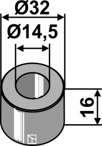 Bus 16xØ14,5xØ32