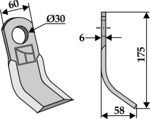 Y-mes 175x60mm