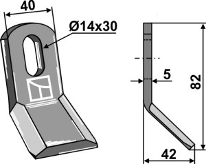 Y-mes 82x40mm