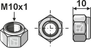 Borgmoer - M10x1