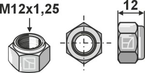 Borgmoer - M12x1,25