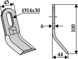 Y-mes 100x45mm
