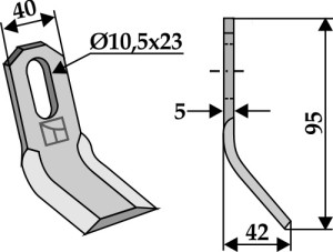 Y-mes 95x40mm