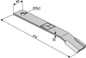 Maaimes 470mm - rechts