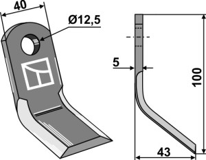 Y-mes 100x40mm