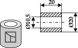Bus 20xØ10,5xØ20