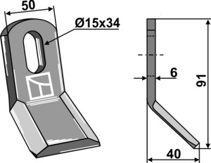 Y-mes 91x50mm