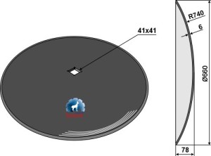 Disque lisse Ø660x6