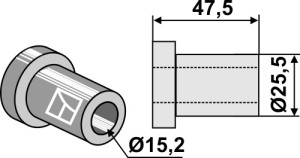 Bus 47,5xØ15,2xØ25,5