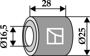 Bus 28xØ16,5xØ25