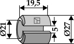Spanbus 19,5xØ21xØ27