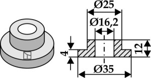 Bus 12xØ16,2xØ35