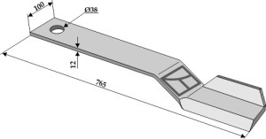 Maaimes 765mm - links