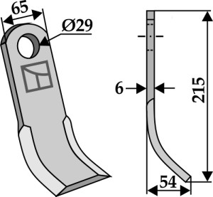 Y-mes 215x65mm