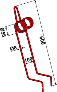 Wiedegtand Ø8mm