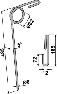 Wiedegtand Ø5mm
