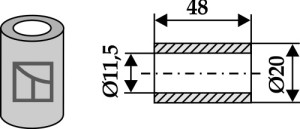 Bus 48xØ11,5xØ20