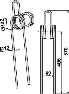 Wiedegtand Ø12mm