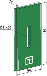 Greenflex Kunststoff-Abstreifer für Packerwalzen