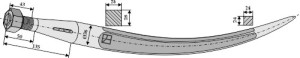 Balenklemhaak 680mm