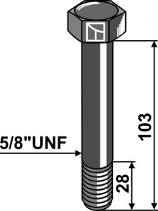 Bout - 5/8''UNF