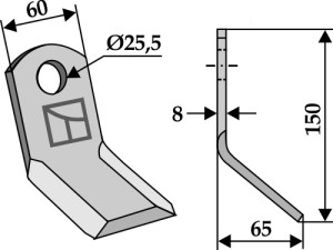 Y-mes 150x60mm