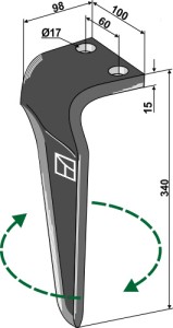 Kreiseleggenzinken, rechts