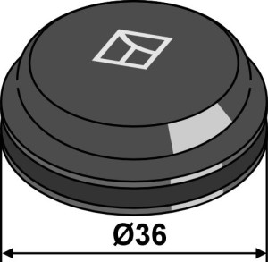 Cap piece of the bearing
