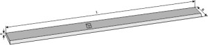 Couteau latéral 1000mm