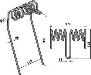Wiedegtand Ø8mm