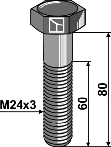 Bout - M24x3 - 10.9