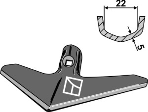 Ganzevoetbeitel 250mm