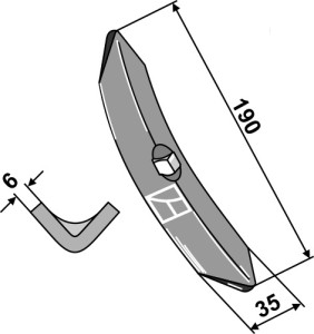 Standaard beitel K25 - BBG