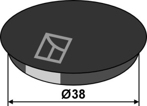 Cap piece of the bearing Ø38
