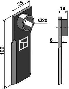 Stro-mes 100x35mm