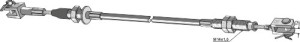 Câble de frein téléflexible - 2475mm