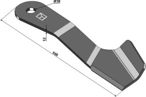 Maaimes 668mm - links