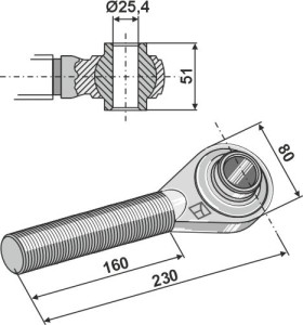 Spindel M30x3