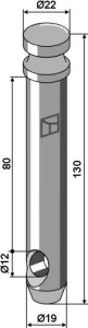 Oberlenkerbolzen