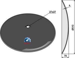 Disque lisse Ø510x4