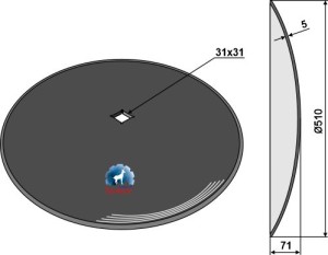 Disque lisse Ø510x5
