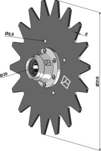 Pressure roller Ø310