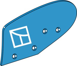 Vorschälerblech RDG-181 L - links