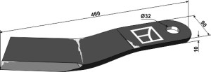 Mower blade 460mm - left