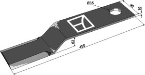Mower blade 450mm