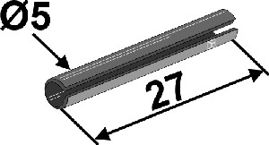 Spannstift - Ø5x27